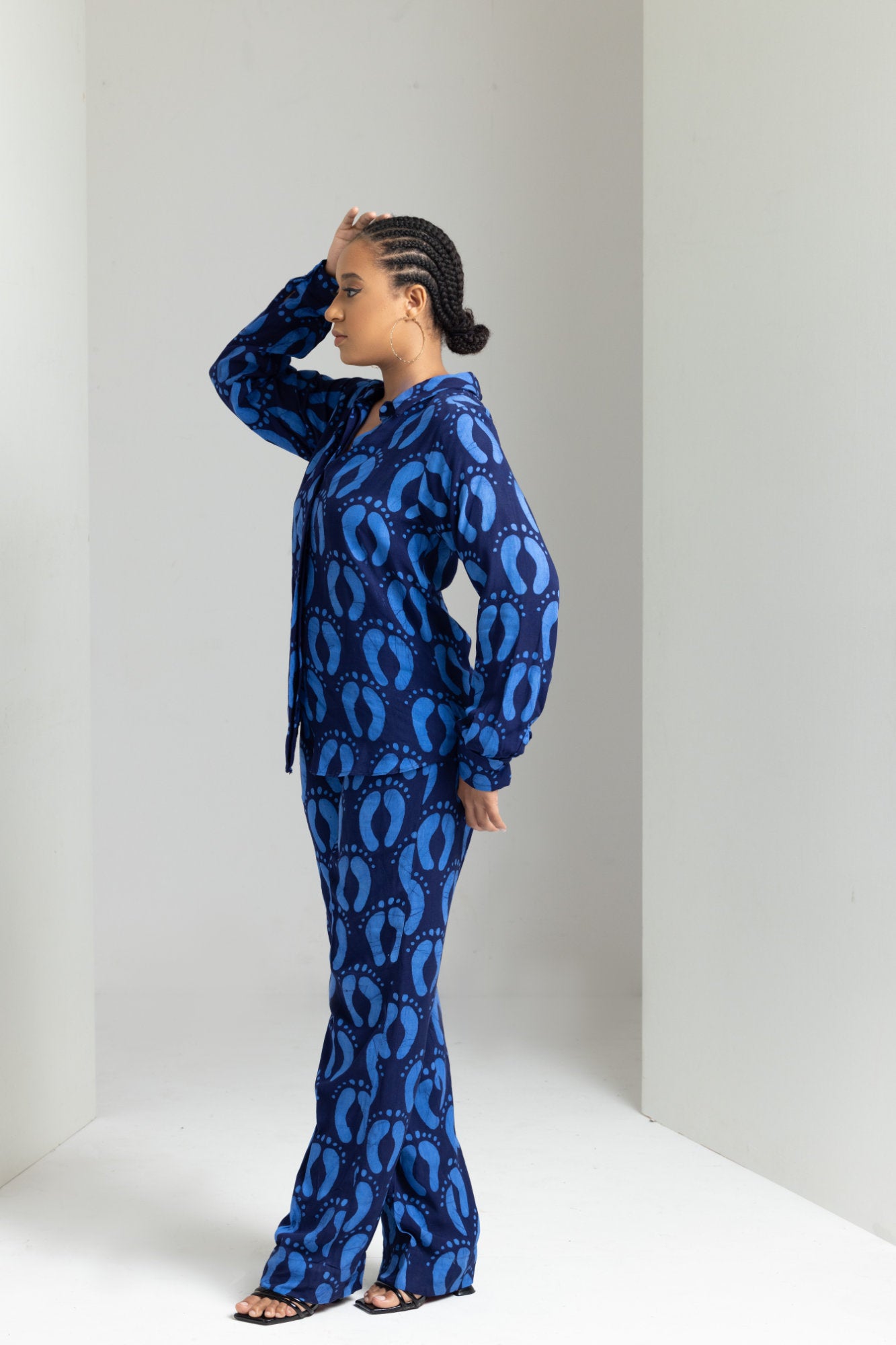 Teni pant set happy feet print