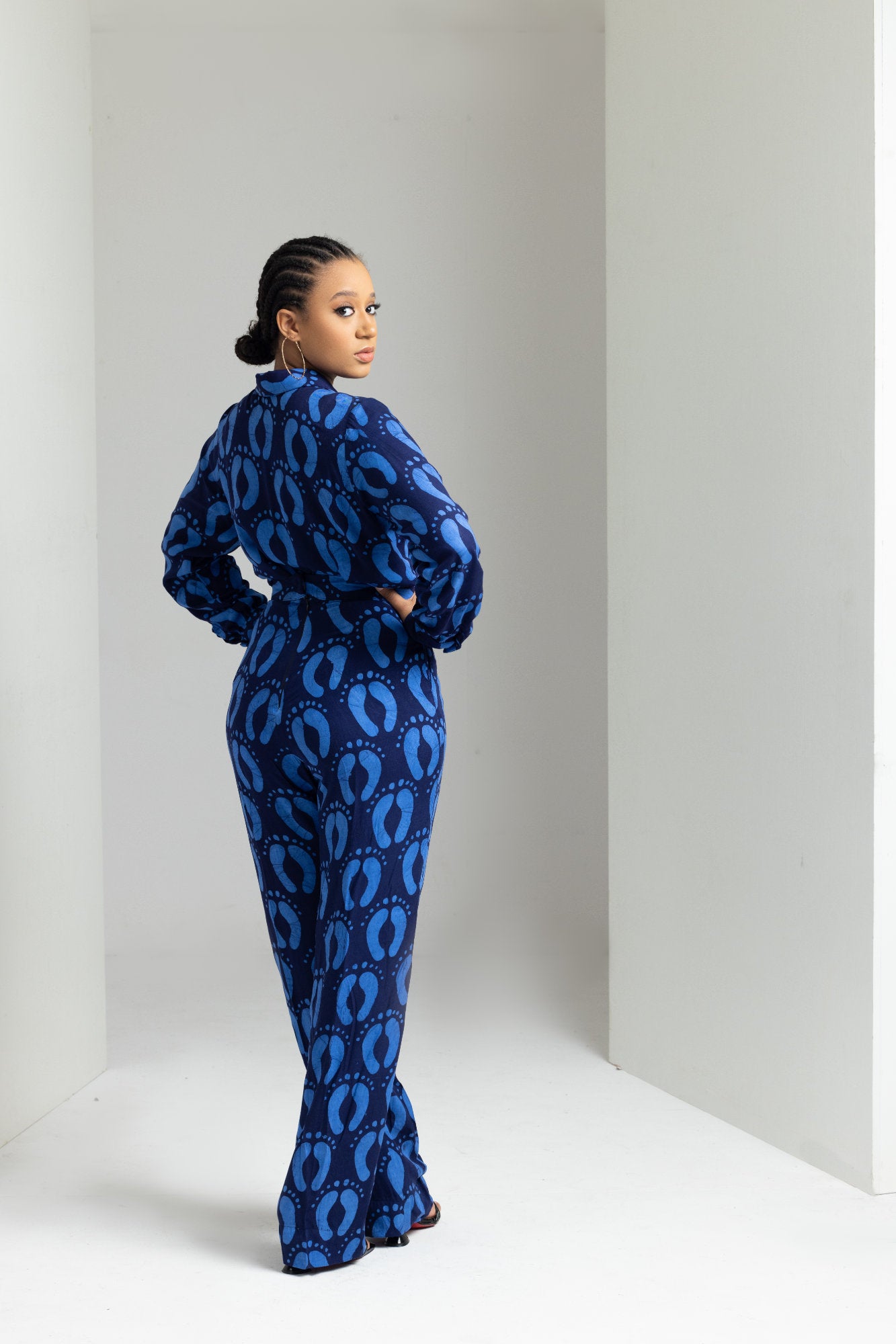 Teni pant set happy feet print