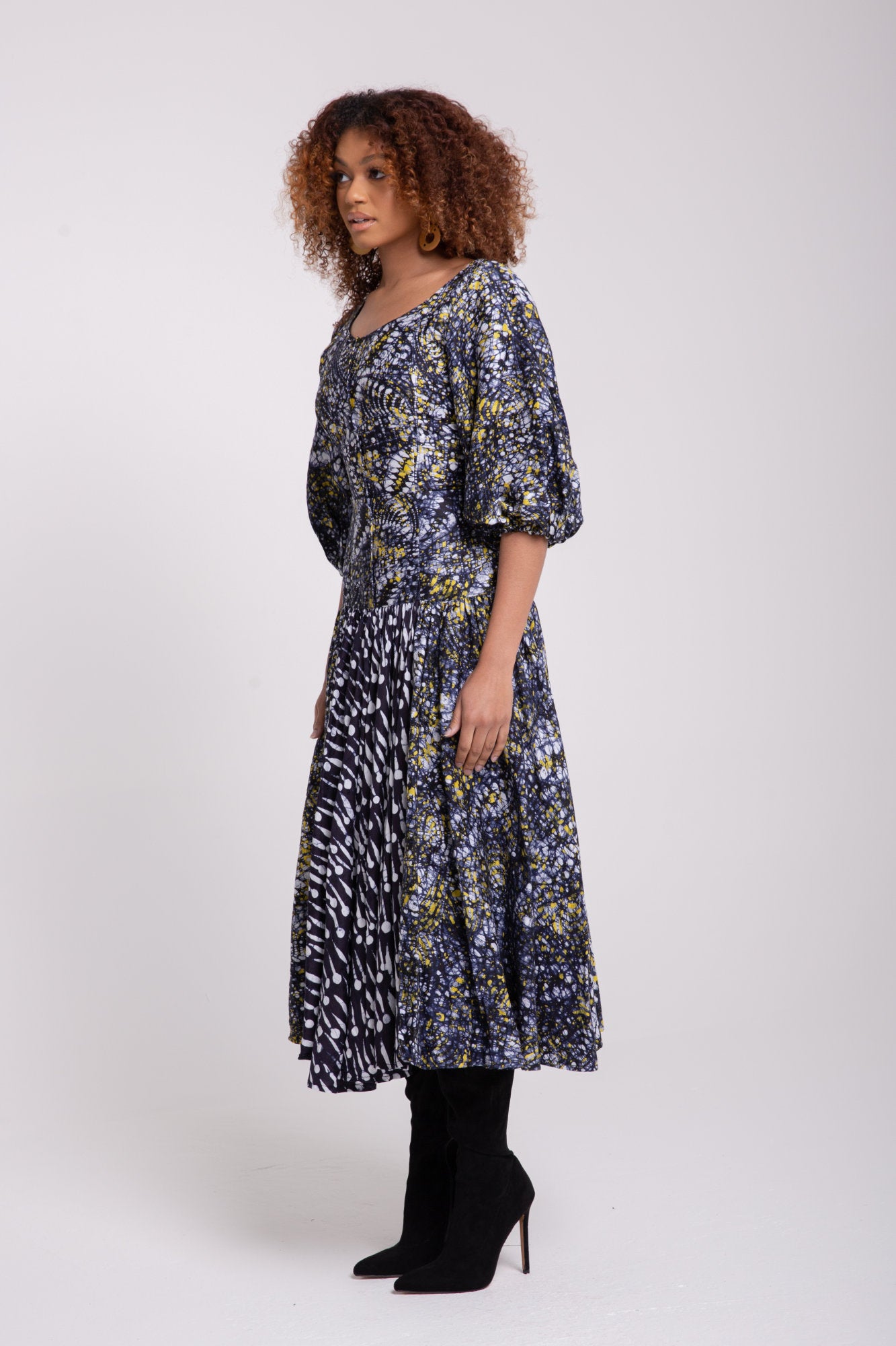 The Chioma Midi Print Dress