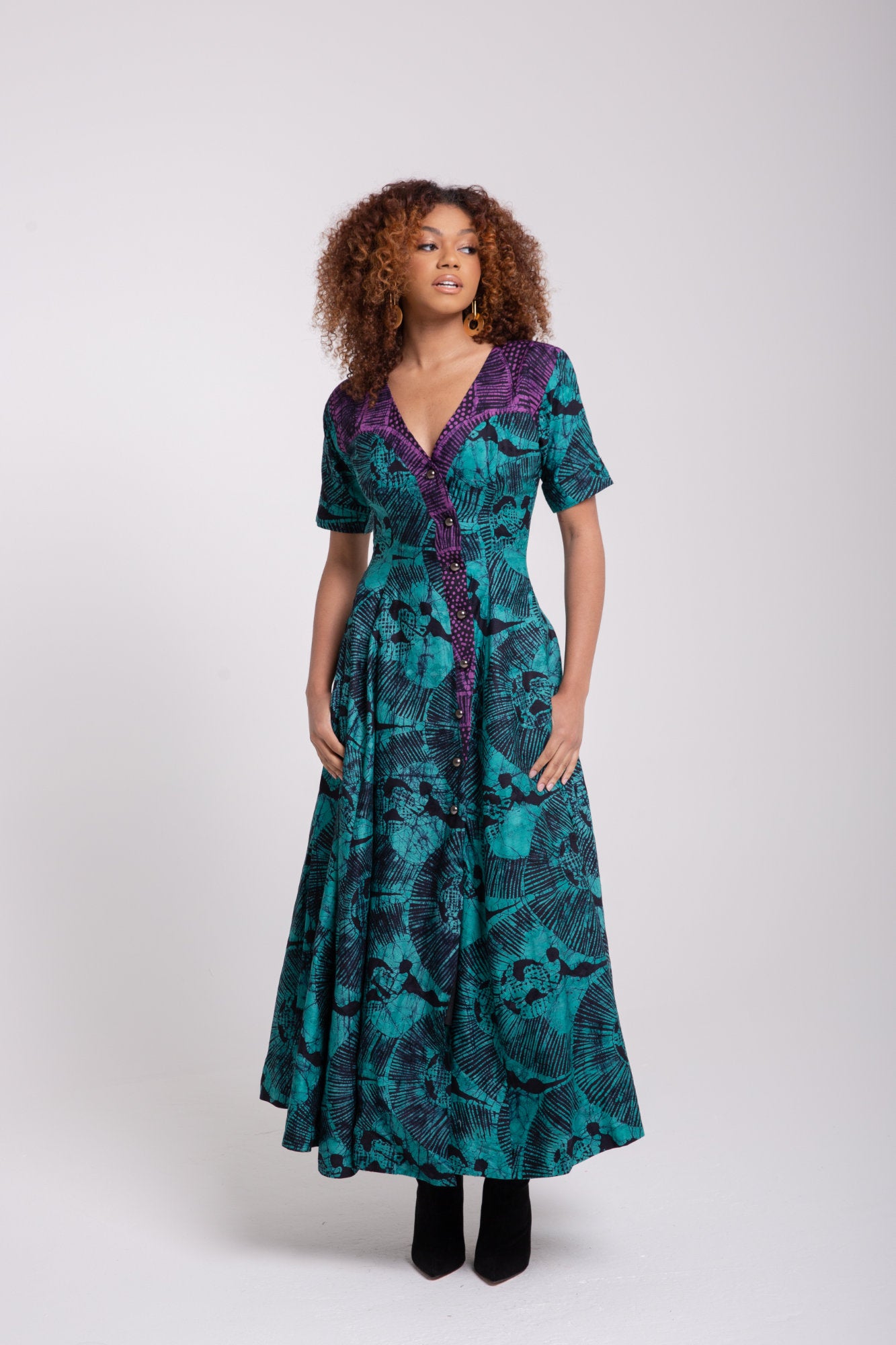 The Ayo midaxi Adara print dress