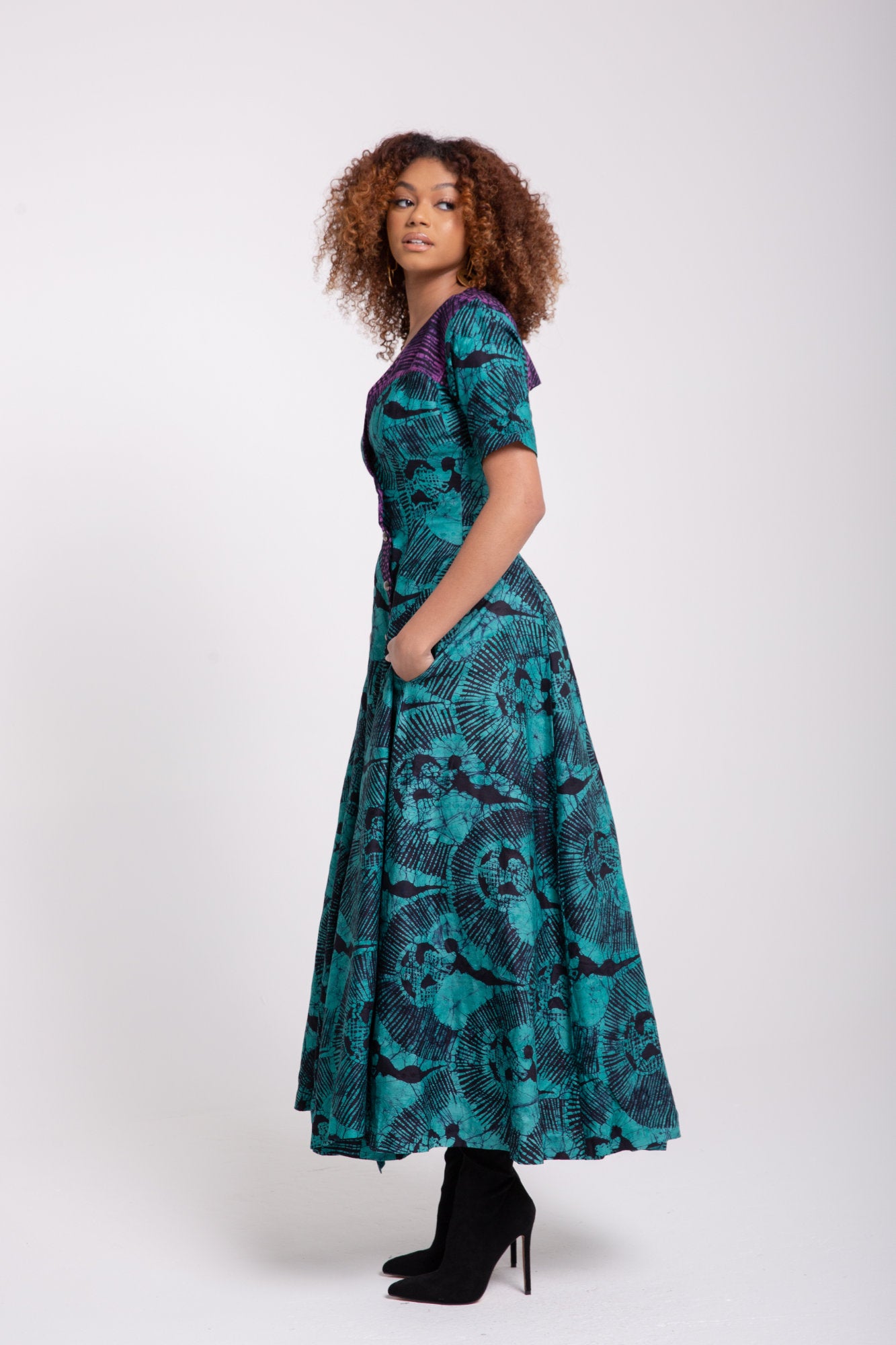 The Ayo midaxi Adara print dress