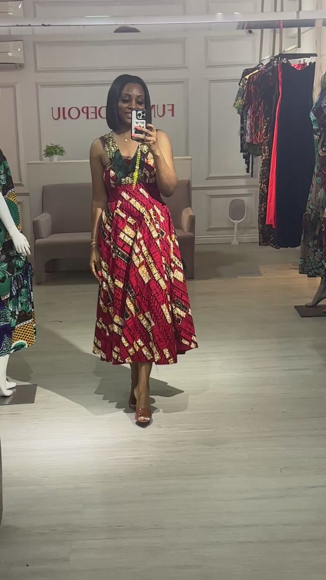 Simi Ankara Print dress