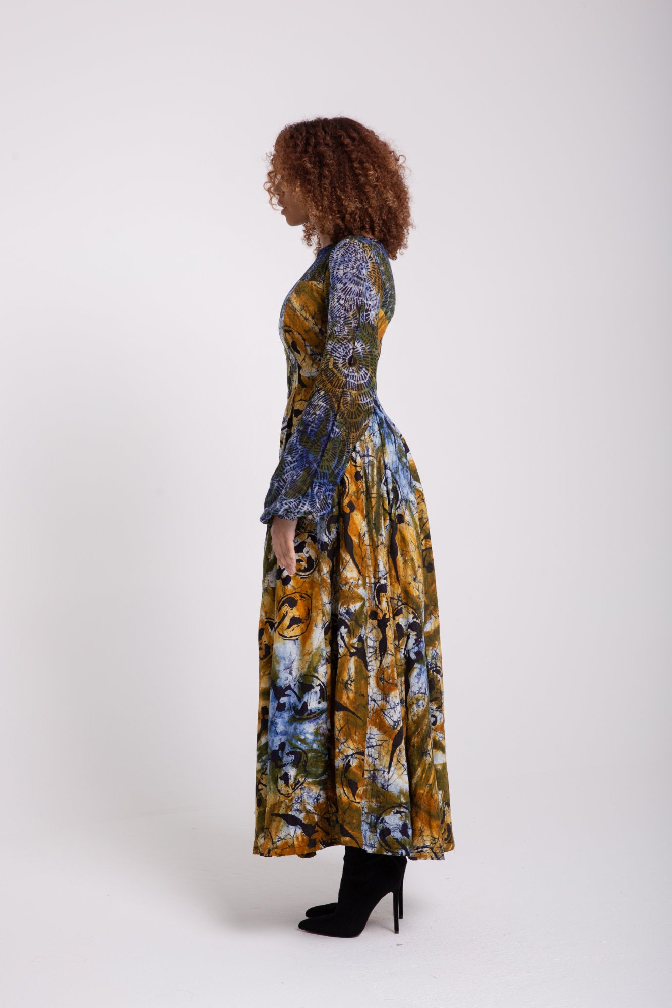 The Afolakemi midi print dress