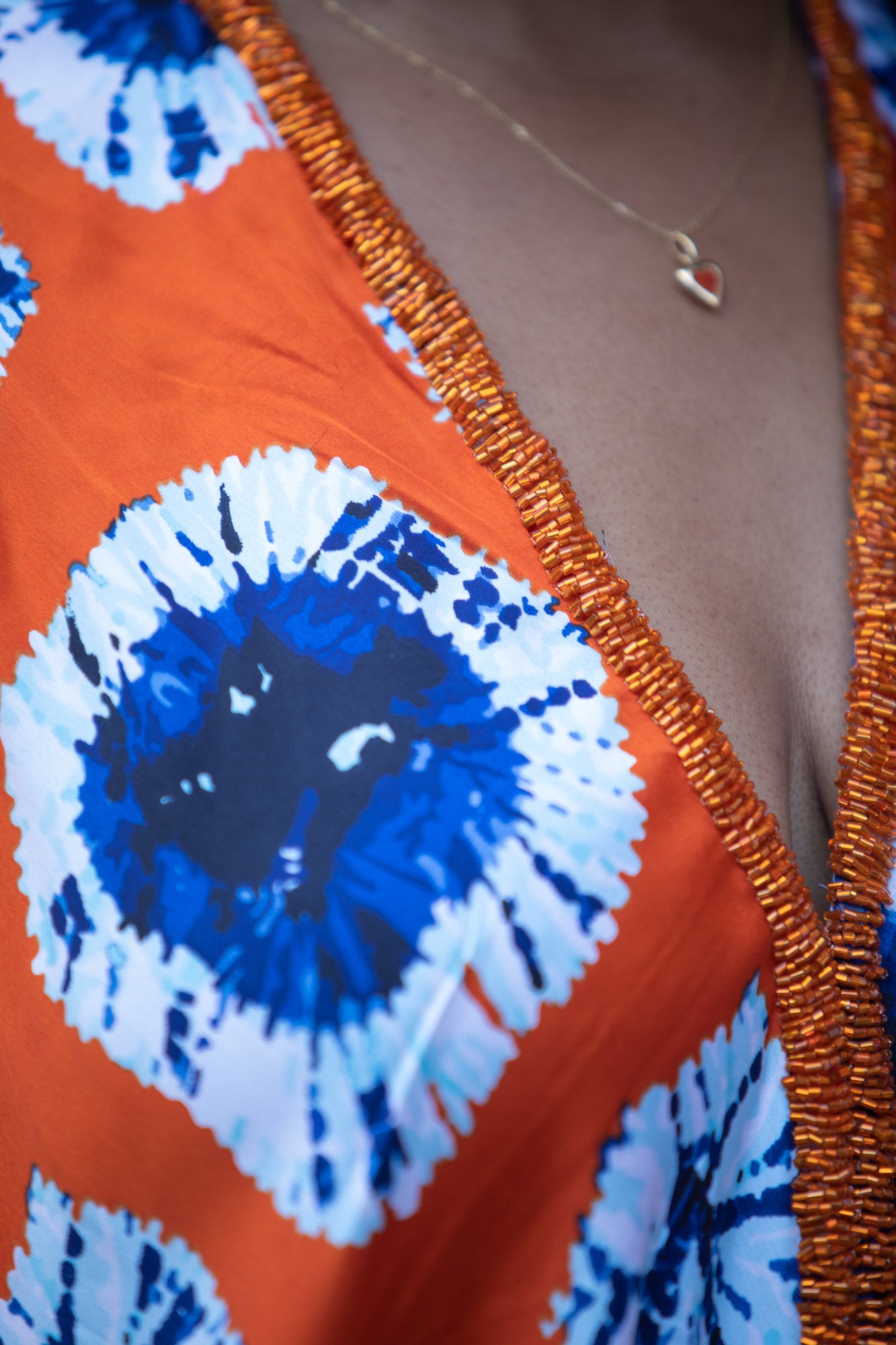 Juliana Kaftan in citrus burst